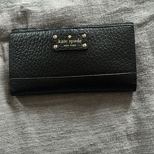 Black Kate Spade Leather Wallet